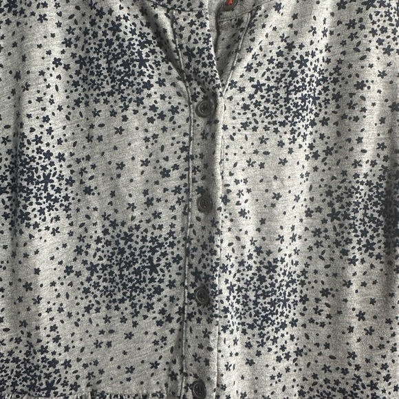 Boden Gray and Navy Blue Buttoned Sundress Dress - Picture 5 of 12